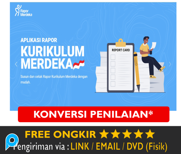Software Konversi Penilaian dan Absen Kurikulum Merdeka & Rapor K13 Jadwal Pelajaran Aplikasi Progra