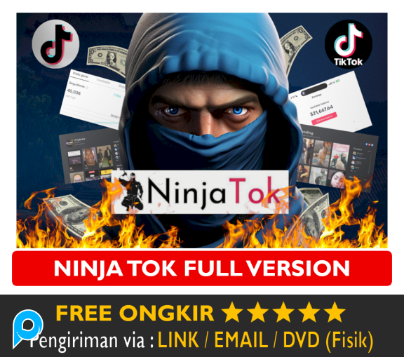 Software NinjaTok Unlimited 1.4.3.6 Full Version Ninja Tok Automation TikTok Follow Likes Premium