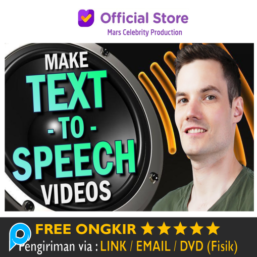 Software Pengubah Pesan Teks ke Suara Dubbing Text to Voice Speech Premium AI Voice Generator