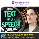 Software Pengubah Pesan Teks ke Suara Dubbing Text to Voice Speech Premium AI Voice Generator