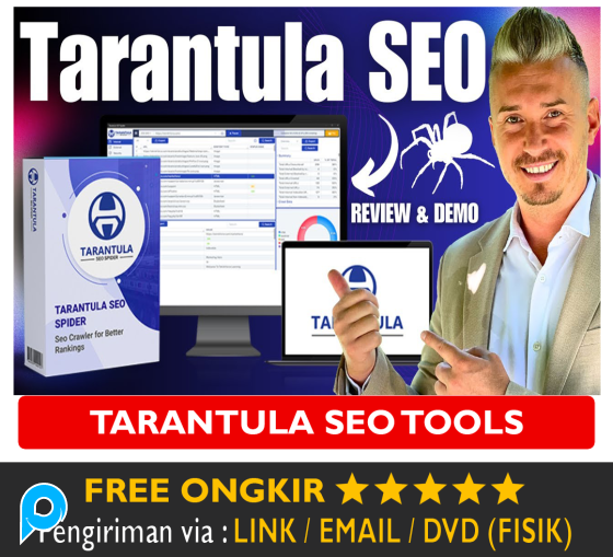 Software Tarantula SEO Spider Pro Max Google Search Engine Optmized Tools Index Crawler Aplikasi