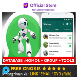 Software WA Blast Bulk Sender + Database Link Group WhatsApp Grup + Nomor Whats App + Tools untuk Ke