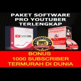 Software Youtube Terbaik BONUS 1000 Subscriber TERMURAH !