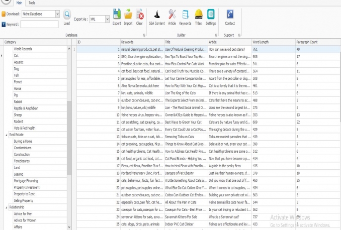 Software/Aplikasi PENYEDIA, PENCARI, PEMBUAT ARTIKEL