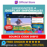 Source Code Aplikasi Web Display Informasi DISFO Dengan CodeIgniter CI Premium