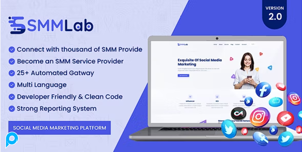 Source Code SMM - Platform SMM Pemasaran Media Sosial