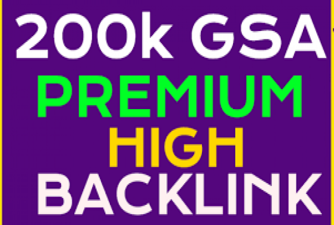 Special Offer 200.000 GSA Backlink Berkualitas untuk peringkat website anda