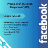 Special Promo 230 Akun Facebook 100% Real dibuat Manual Fresh murah komplit foto Profil cocok untuk 