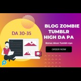 [Stock Terbatas] Blog Zombie Tumblr High Authority DA 30-34 | Cocok Buat Backlink ke Moneysite