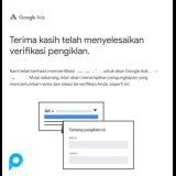 Stok Terbatas! Akun Google Ads +V. Pengiklan Valid (Bergaransi)