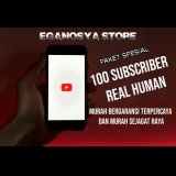 Subscribers 100 youtube Real Human Murah Bergaransi