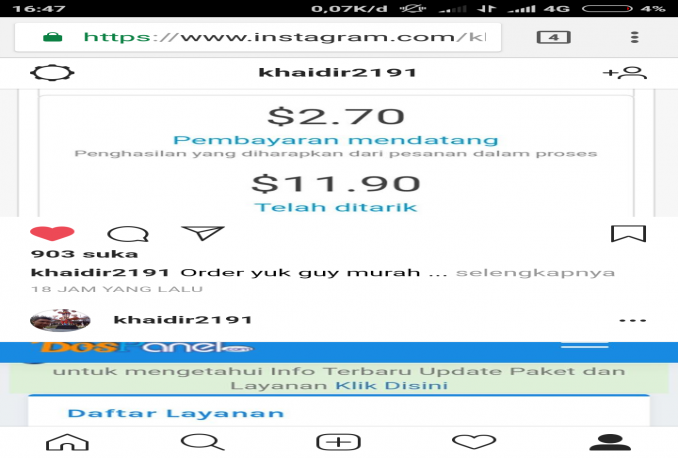 Suntik 1000 like Instagram murah meriah