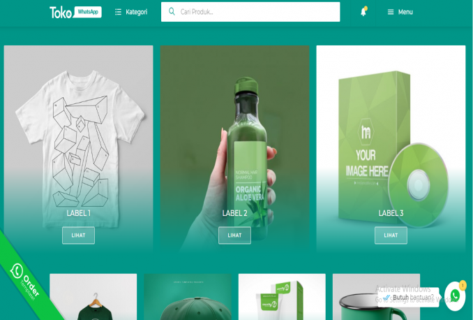 Template Premium Toko Online Blogspot