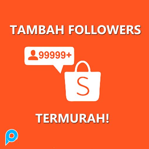 TERMURAH! 1000 (1K) Followers Shopee Indonesia Real human No drop & Permanent