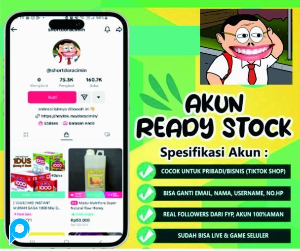 TIKTOK 1K + FOLLOWERS AKTIF BISA LIVE FYP HARGA PROMO!!!!