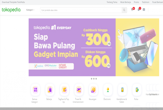 Tokopedia Blogger – eCommerce for Blogspot