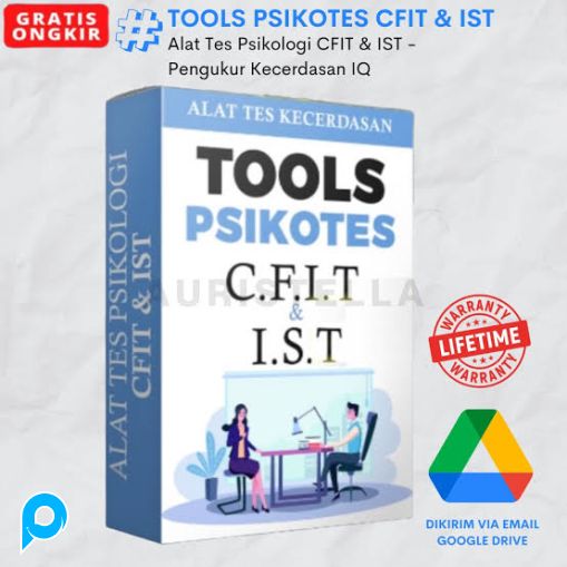 Tools Psikotes - Tes IQ - Alat Tes Psikologi CFIT & IST - Pengukur Kecerdasan IQ
