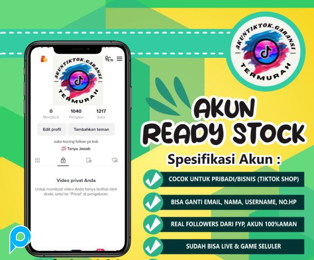 TOP SELLER! AKUN TIKTOK 12.000 (12k) FOLLOWER INDO MURAH JUALAN 100% REAL AKTIF ORGANIK PERMANEN BER