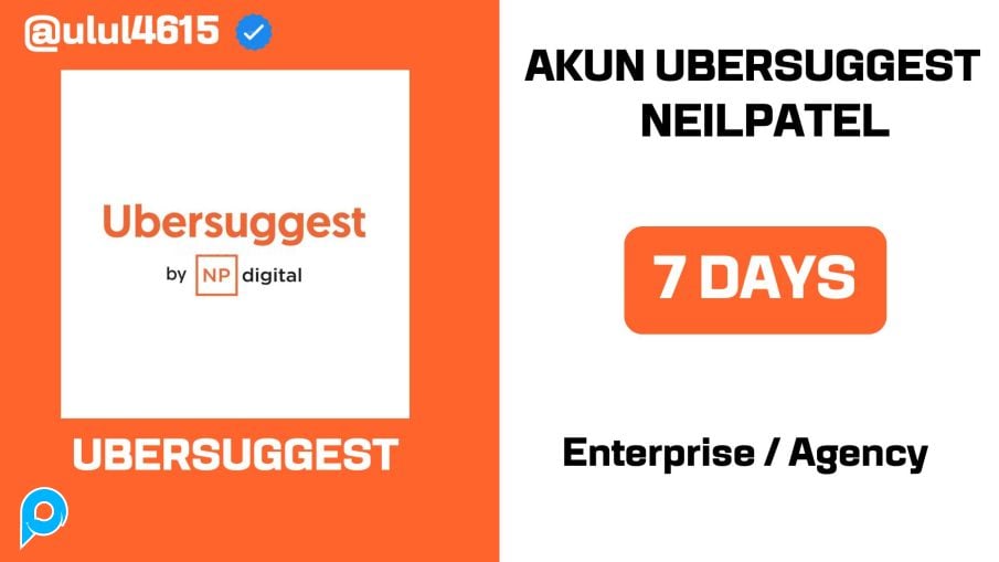 UBERSUGGEST 30 HARI ENTERPRISE/AGENCY