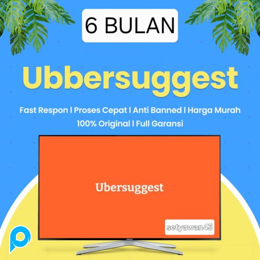 UBERSUGGEST PREMIUM 6 BULAN BERKUALITAS