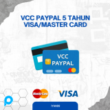VCC Verifikasi Paypal 5 Tahun MasterCard/Visa