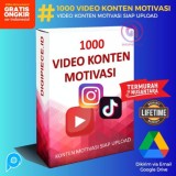 VIDEO KONTEN MOTIVASI 1000+ - Viral Siap Upload keperluan Affiliate Dll