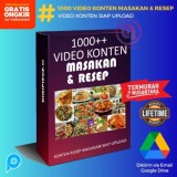 VIDEO KONTEN RESEP MASAKAN 1000+ - Viral Siap Upload keperluan Affiliate Dll
