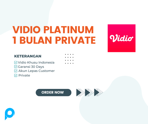 Vidio Platinum Private 1 Bulan