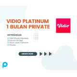 Vidio Platinum Private 1 Bulan