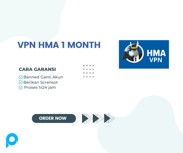 Vpn HMA Premium Durasi 1 Month