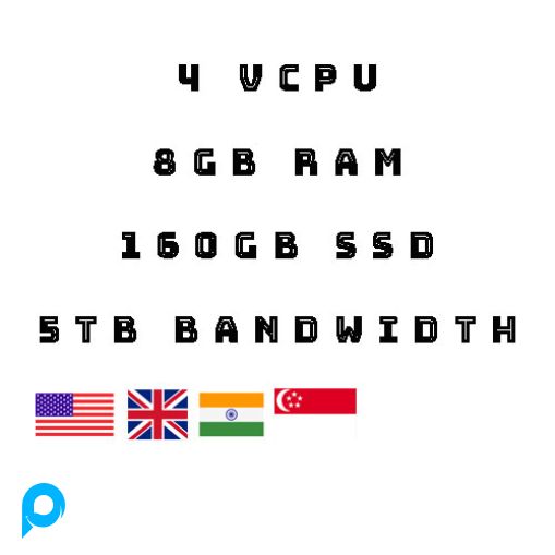 VPS RDP 4 CORE 8GB