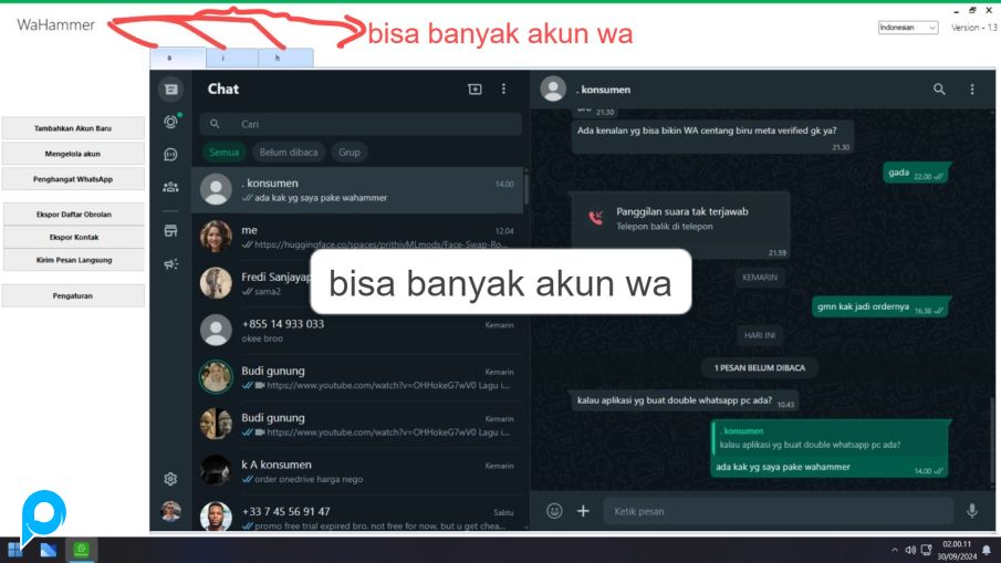 WAHammer 2024: Boost Multi Akun WhatsApp Tanpa Banned dengan Auto Engage!