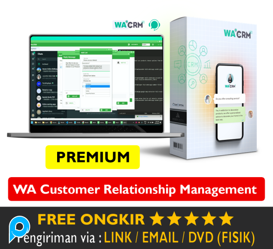 WhatsApp Blast CRM Minim Banned Anti Spam Kirim Pesan Whatsapp Otomatis WA Customer Relationship Man