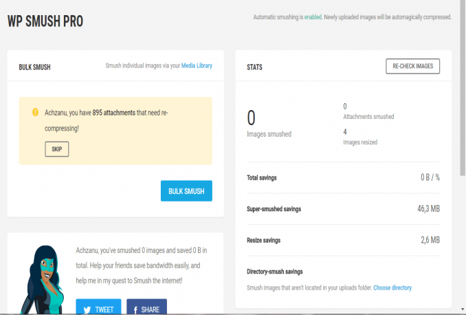 WP Smush Pro 2.7.6 Full Control Plugin Wordpress No Nulled
