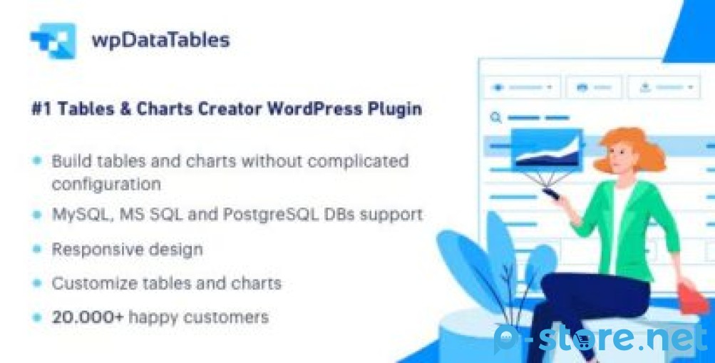WpDataTables + Addons - Tables Charts - Wordpress Plugin