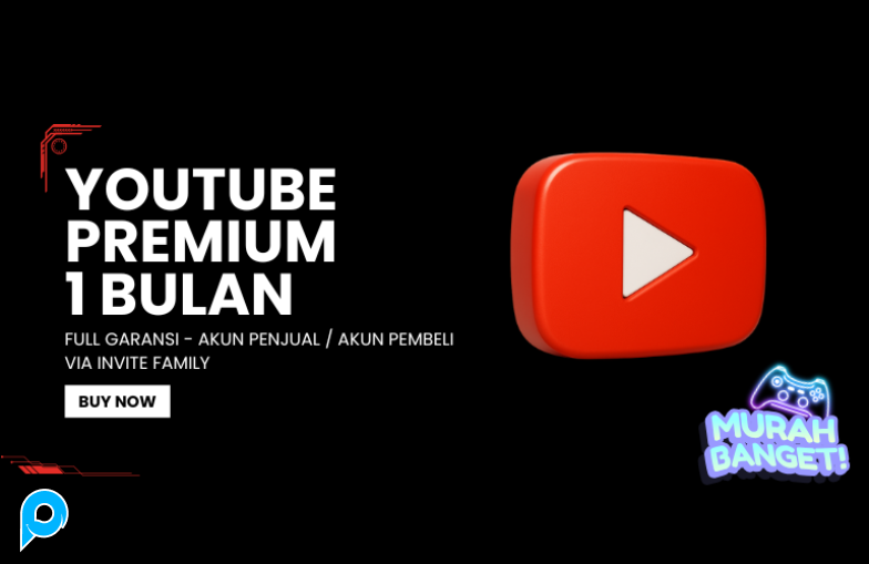 YouTube Premium 1 Bulan Via Invite Family Full Garansi